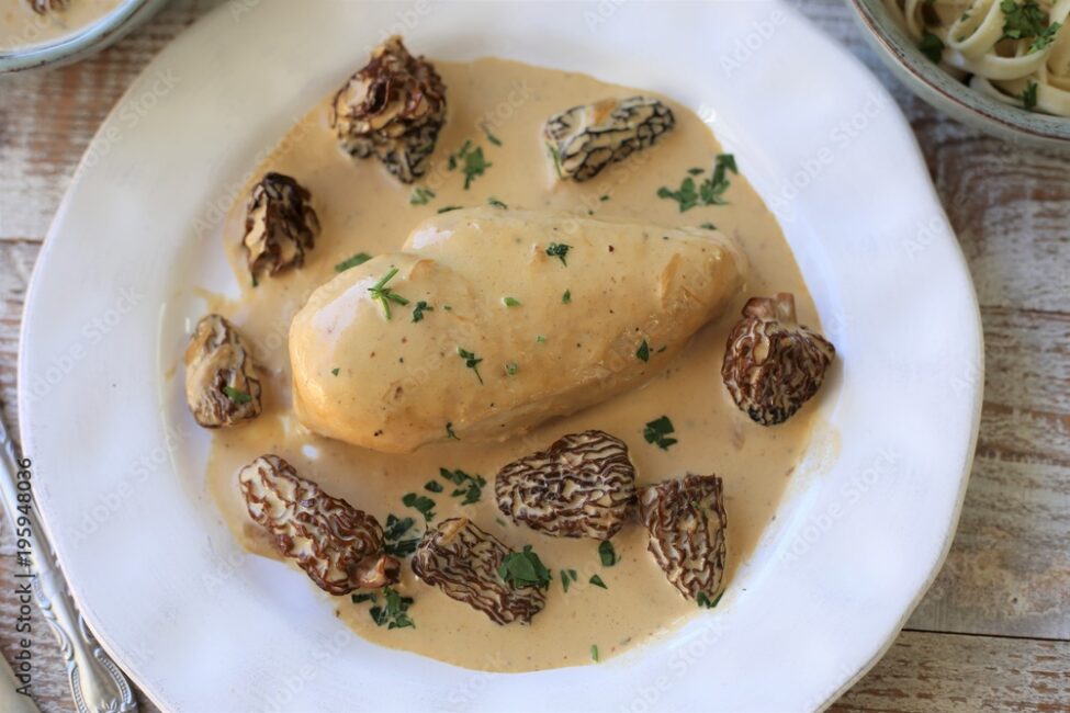 Sauce à la crème aux morilles