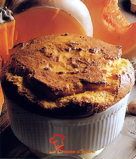 Soufflé au potiron et aux zestes d'orange