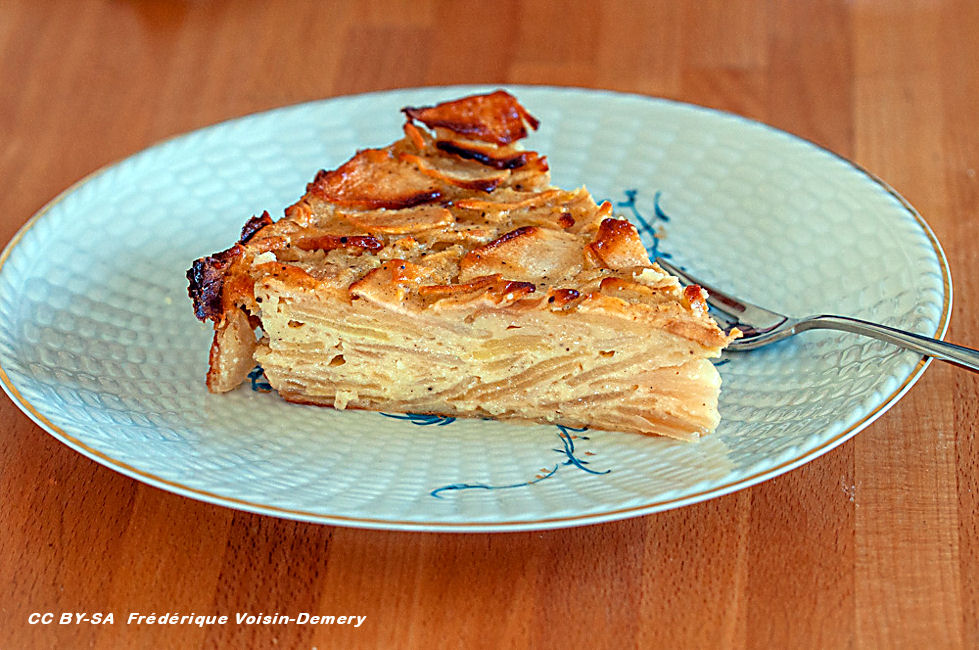 Gâteau invisible aux pommes