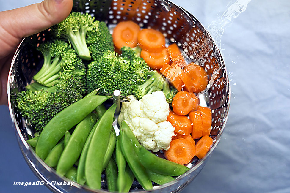 Panier de légumes vapeur