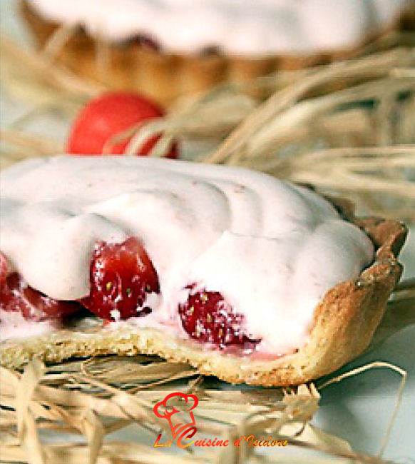 Tartelettes aux fraises à la chantilly de fraises Tagada