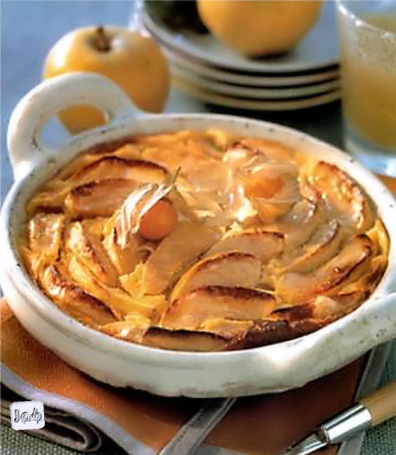 Flan aux pommes à la flamande